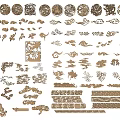 New Chinese-style Carving Pattern 3d model