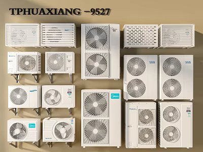 Air conditioning external unit 3d model