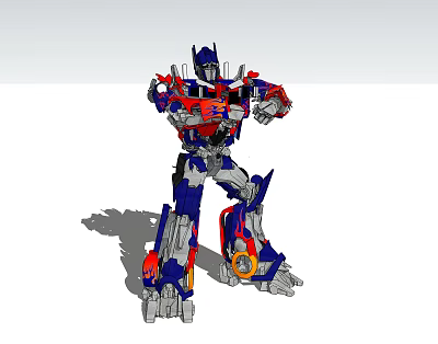 Modern Transformers Truck Theme Park Autobots 3d model