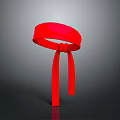 Soft Fabric Red Headband With Knot Design For Stylish Fashion Accessory
