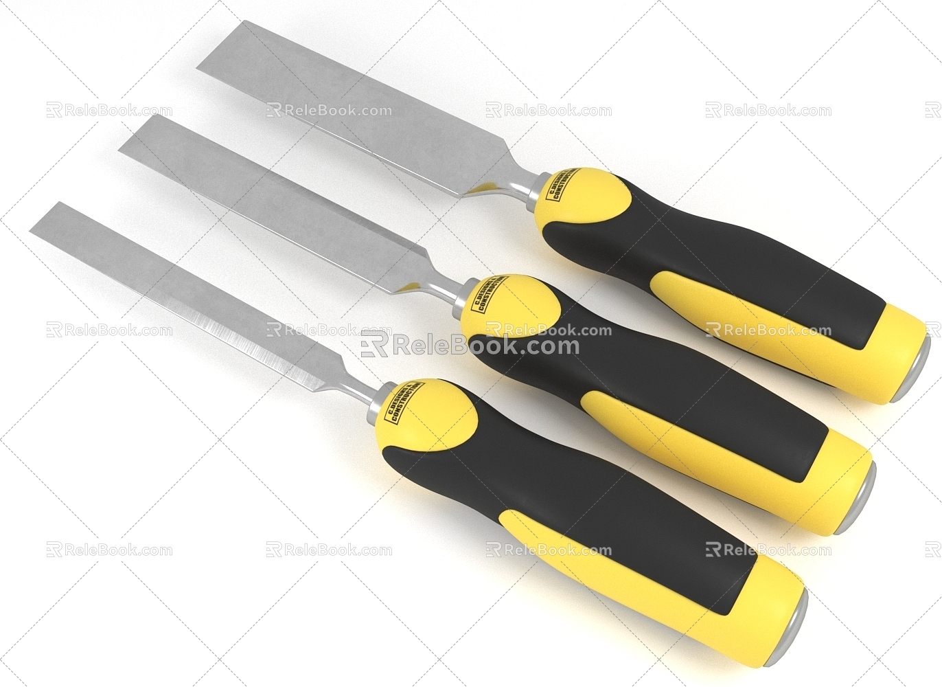 chisel chisel hardware tools 3d model