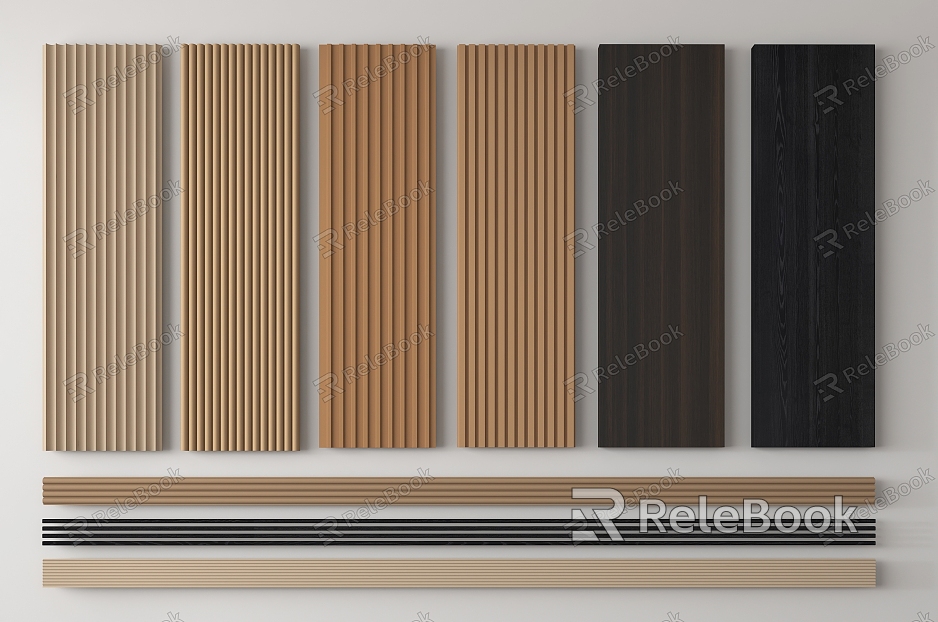 Modern wall panel model