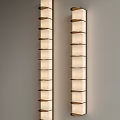 Modern Wall Lamps With Layered Structure And Warm Lighting For Interior Decor 3d model
