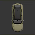 Golden Luxury SUV With Black Roof And Sleek Sporty Exterior Design