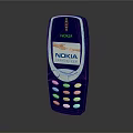 Nokia Classic Mobile Phone With Blue Color Keypad Design Directly From