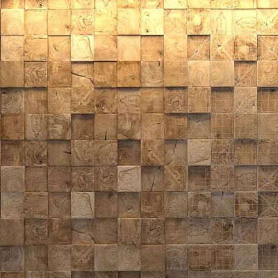 Decorative Wooden Wall With Natural Grain Patterns And Textured Panels 3d model Decorative Wooden Wall With Natural Grain Patterns And Textured Panels 3d model