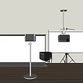 Projector screen 3d model