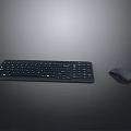 Ergonomic Wireless Computer Keyboard And Mouse Set With Modern Design For Office Use
