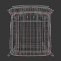 Brown Leather Ribbed Bar Stools With Black Metal Legs And Modern Design