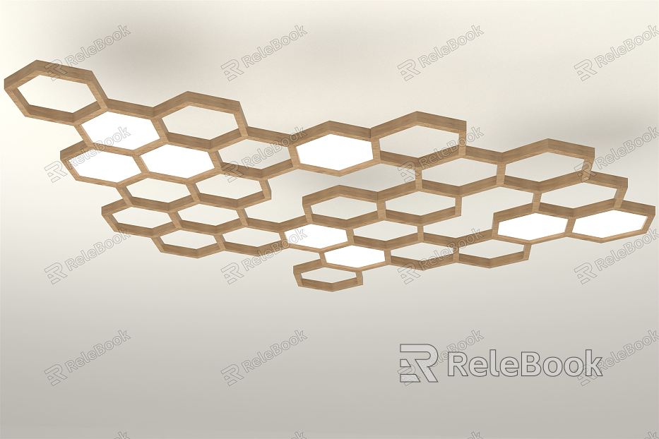 Modern ceiling hexagonal chandelier model