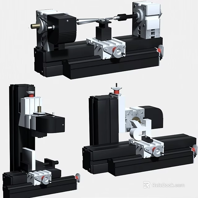 Modern Ornament Decoration Set With Ceramic Pieces And Metal Frames For Home Decor 3d model 