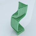 Green Spiral Strip Structure Industrial Equipment Mechanical Component Part