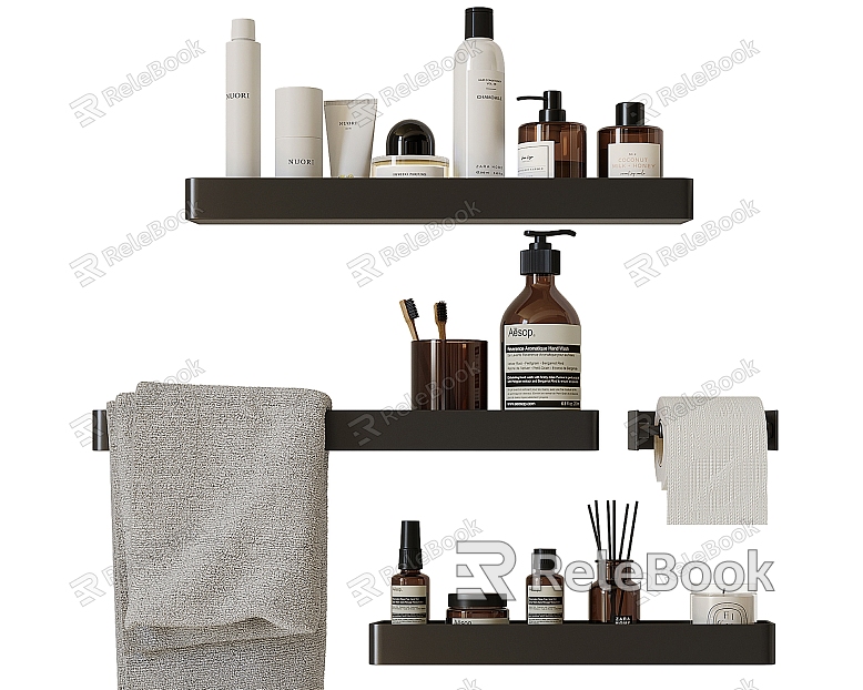 Modern bathroom small toiletries bathroom ornaments model