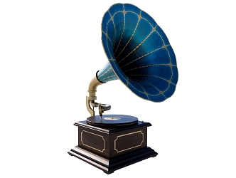 American phonograph color phonograph 3d model