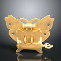 Golden Butterfly Design Lighting Combination For Elegant Home Decor Setup