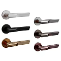Stylish Door Handles in White Black and Gold Finishes for Modern Homes