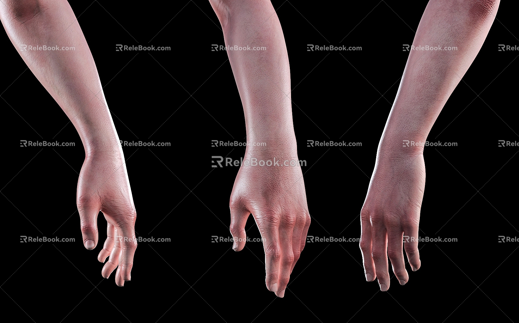 Arm Hand Arm Body Hand Body 3d model