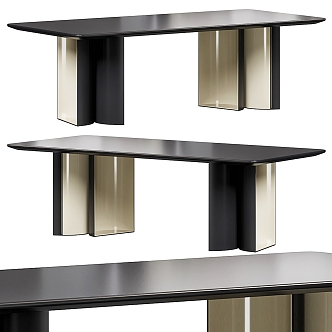 Italian Poliform table 3d model