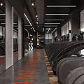 Modern Gym Interior With Fitness Equipment Training Machines And Bright Lighting