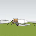 Modern Detached Villa With Wooden Facade Sloped Lawn And Underground Garage
