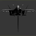 Modern Cosmic Aerospace Craft Featuring Sleek Body Aerodynamic Wings And Red Accents