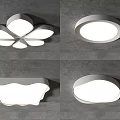 Modern Ceiling Lights With Various Stylish Designs For Home Interior Decoration 3d model