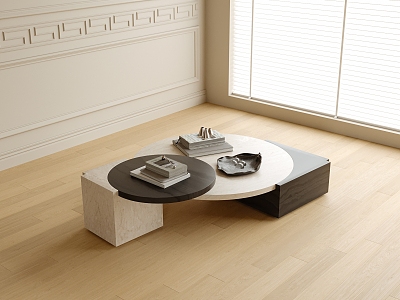 Modern coffee table model