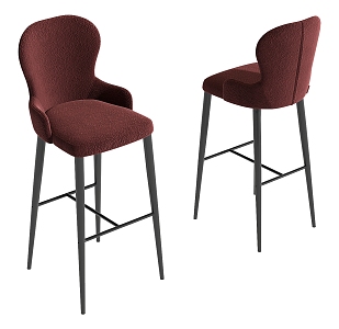 Modern Bar Chair 3d model