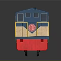 Modern High Speed Train With White Carriages Blue Front And Streamlined Design On Dark Background