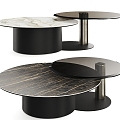 Modern coffee table coffee table combination 3d model