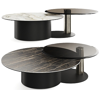 Modern coffee table coffee table combination 3d model