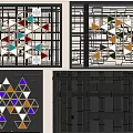 modern pipe industrial pipe ceiling ventilation pipe ceiling bare roof pipe 3d model