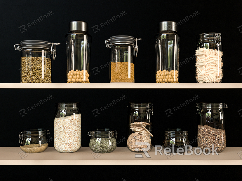 Modern seasoning bottle model