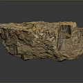 Natural Stone And Wood Decorative Piece With Rustic Texture And Artisan Craftsmanship