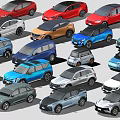 Colorful Assorted Cars Collection With Different Models And Styles