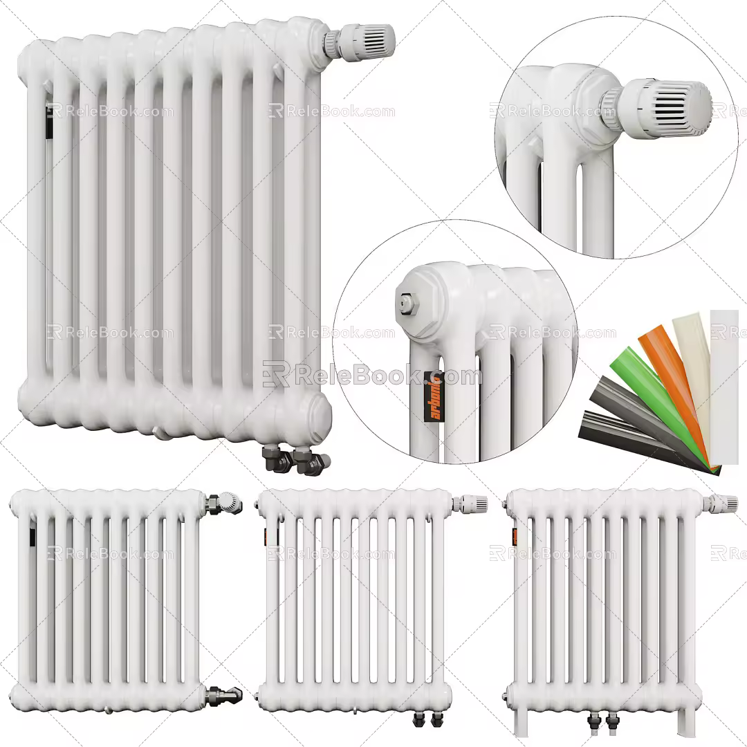 Modern radiator combination 3d model