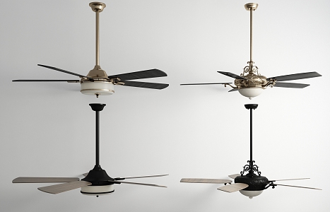 Modern ceiling fan lamp ceiling fan lamp fan lamp combination 3d model