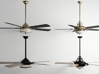 Modern ceiling fan lamp ceiling fan lamp fan lamp combination 3d model