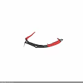 Red And Black Multi Functional Utility Tool With Sharp Blade And Handle Grip