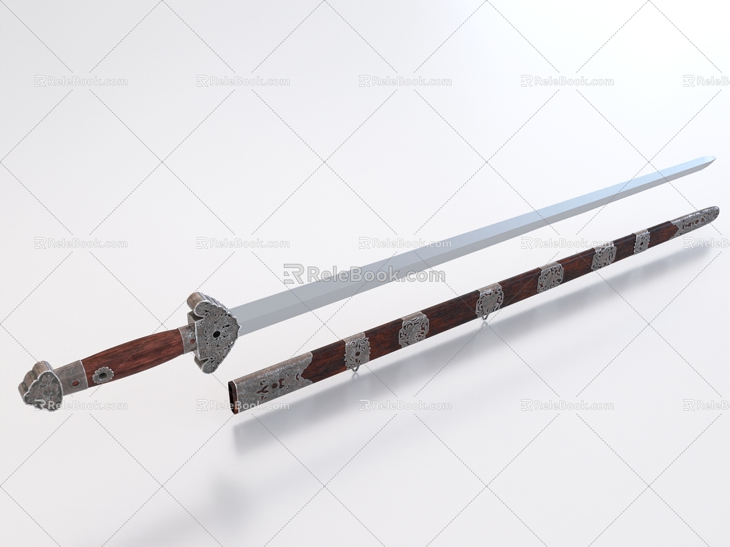 Sword Long Sword Weapon 3d model