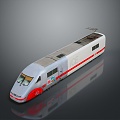 train light rail subway high-speed rail EMU modern train high-speed train high-speed locomotive EMU 3d model