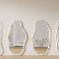 Mirror Modern Full-length Mirror Decorative Mirror 3d model