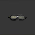 Classic Vintage Leather Goggles With Clear Lenses And Adjustable Headband Design