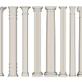 European Roman Column Decorative Column 3d model