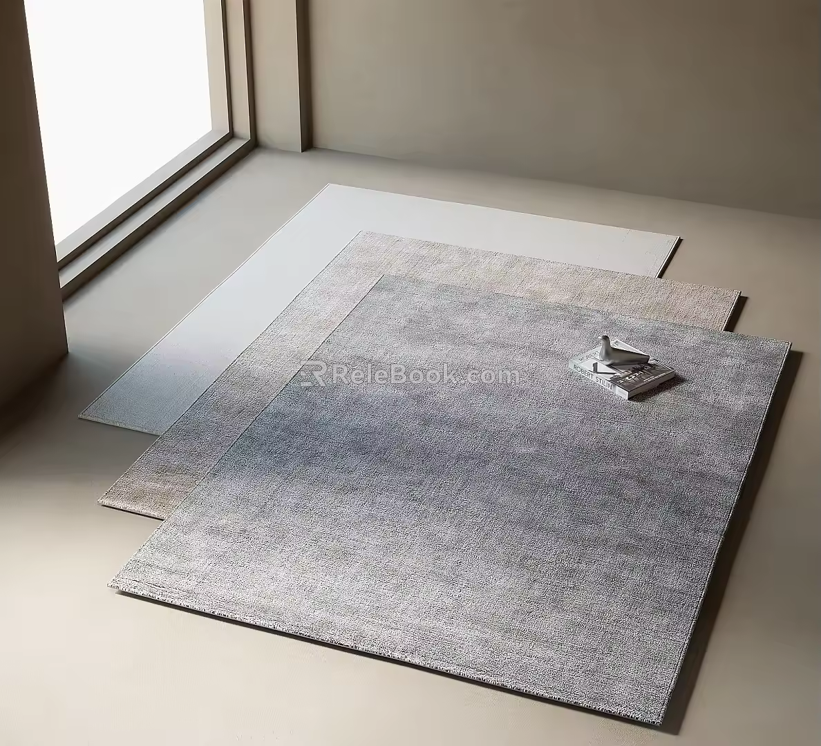 carpet square carpet wool carpet 3d model