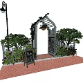 Nordic Gate Landscape 3d model