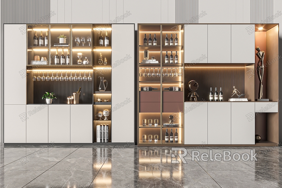 Modern Wine Cabinet model