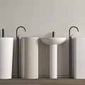 Washstand basin Column basin 3d model