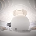 Modern Library Binhai Library 3d model