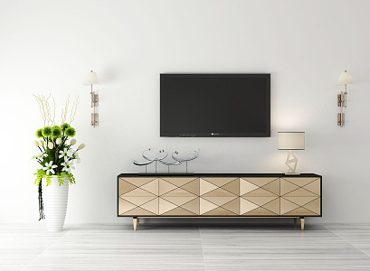 Modern TV Cabinet 3d model